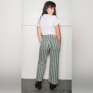 Alexa Chung Green Trousers